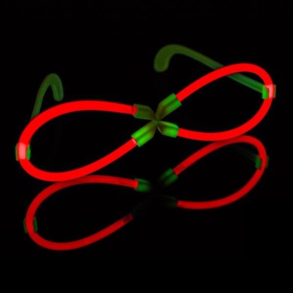 X-glowbril rood