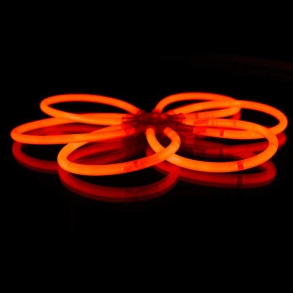 Glowsticks Oranje 100 stuks